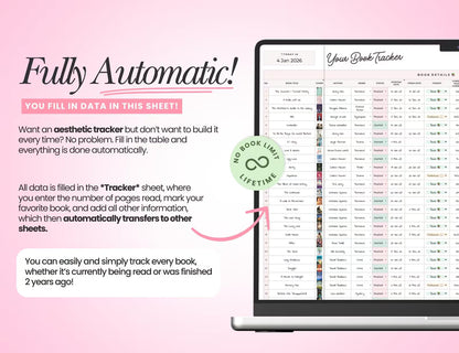 Reading Journal for Google Sheets