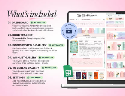 Reading Journal for Google Sheets
